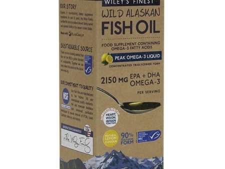 Wiley s Finest UK Peak Omega-3 Liquid 250ml on Sale