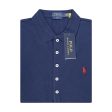 Ralph Lauren Polo Women s Mesh Polo Shirt Navy Blue For Discount