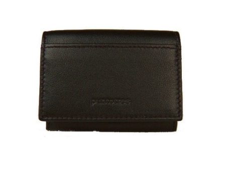 Black Leather Coin Men s Wallet Hot on Sale