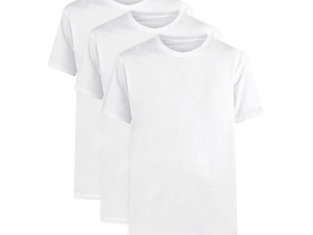 Calvin Klein Cotton Classic Fit Crew Neck T-Shirt White 3 Pack Men s Hot on Sale