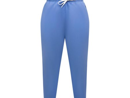 Ralph Lauren Polo Women s Fleece Jogger Sweat Pants Light Blue Hot on Sale