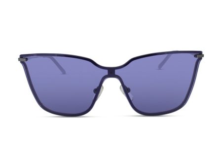 Calvin Klein Mask Shape Purple Sunglasses CK 18115S (Ex Display) Discount