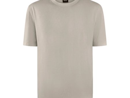 Hugo Boss Mercerised T-Shirt Thompson 03 Cream Men s Online Hot Sale