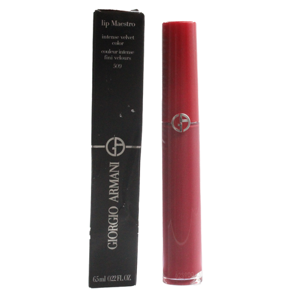 Giorgio Armani Lip Maestro Pink Lipstick 509 Ruby Rude (Blemished Box) Online