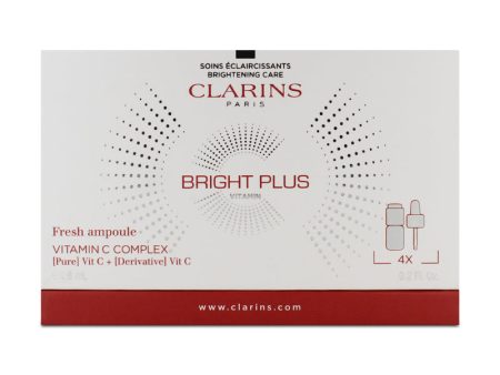 Clarins Bright Plus Fresh Ampoule Vitamin C Complex 4x 8ml For Discount