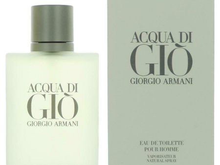 Acqua Di Gio by Giorgio Armani 3.4 oz   100 ml EDT Spray for Men New & Sealed For Sale