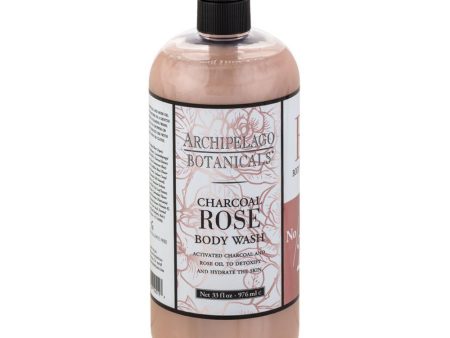 Charcoal Rose Body Wash Hot on Sale