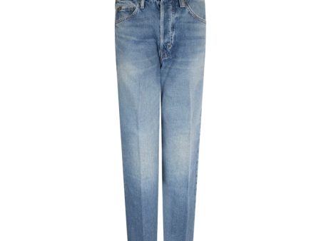 Ralph Lauren Polo High-Rise Relaxed Straight Crop Jeans Blue Women s Online