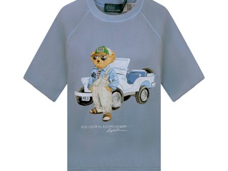 Ralph Lauren Polo Bear Jumper Blue Women s on Sale