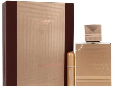 Alharamain Amber Oud Gold Edition Extreme 60ml Pure Parfum + Refillable Mini Spray on Sale