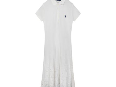 Ralph Lauren Polo Shirt Dress White Women s Sale