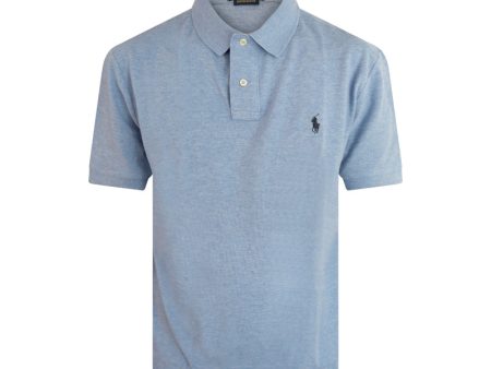 Ralph Lauren Custom Slim Fit Polo Shirt Jamaica Heather Men s Discount