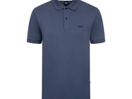 Hugo Boss Polo Shirt Pallas Blue Medium Men s Online Sale