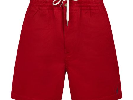 Ralph Lauren Classic Fit Prepster Shorts Red Medium Cheap