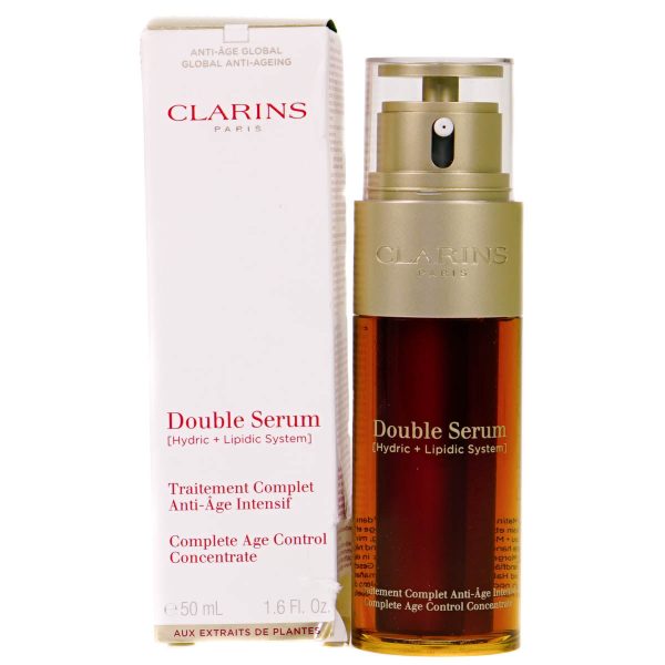 Clarins Double Serum Age Control Concentrate 50ml (Blemished Box) Online Sale