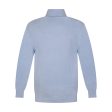 Ralph Lauren Polo Mesh-Knit Cotton Quarter-Zip Jumper Blue For Men Discount