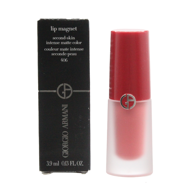 Giorgio Armani Lip Magnet Matte Lipstick 406 Redwood (Blemished Box) Hot on Sale