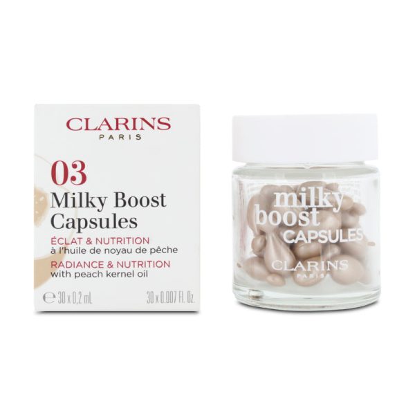 Clarins Milky Boost Radiance & Nutrition 03 30 Capsules For Sale