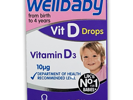 Vitabiotics Wellbaby Vit D Drops -30 ml - Birth to 4 Years Online