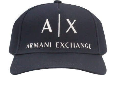 Armani Exchange Navy Men s Baseball Cap on Sale