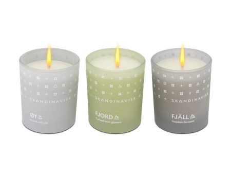 Skandinavisk Explore Mini Scented Candle Set 3 x 65g on Sale