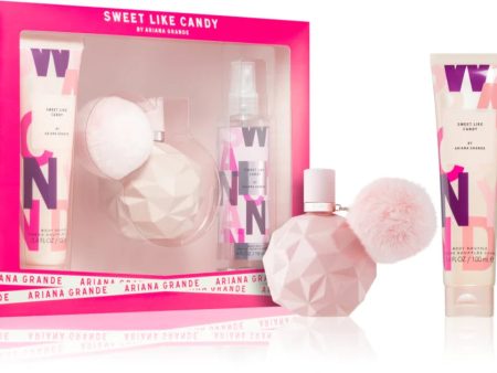 Ariana Grande Sweet Like Candy 100ml EDP + 100ml Body Souffle + 118ml Body Mist for Women Gift Set Online