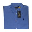 Ralph Lauren Polo Women s Classic Fit Linen Shirt Blue Online now