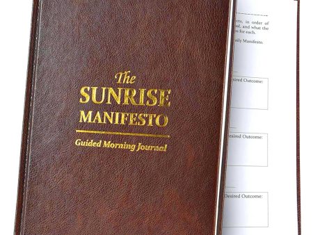 SUNRISE MANIFESTO - Guided Morning Journal Online now