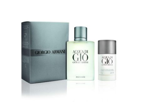 Armani Acqua Di Gio Men Gift Set 100ml EDT + 75g Deo Stick For Cheap