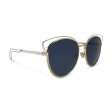 Dior Sideral 2 Gold Frame & Blue Lens Sunglasses J9KU (Ex Display) on Sale