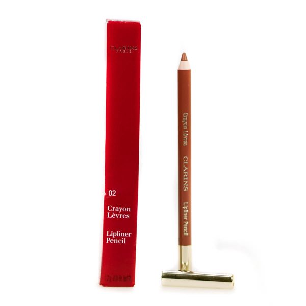 Clarins Lipliner Pencil 02 Nude Beige (Blemished Box) Cheap