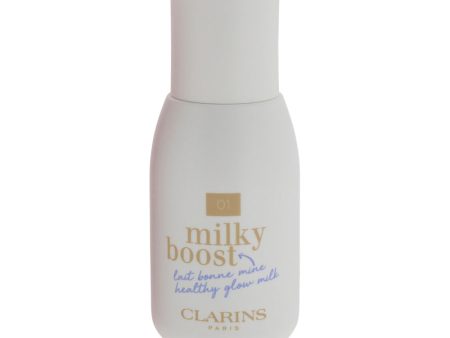 Clarins Milky Boost Foundation 01 Milk Cream 50ml (Blemished Box) Online now