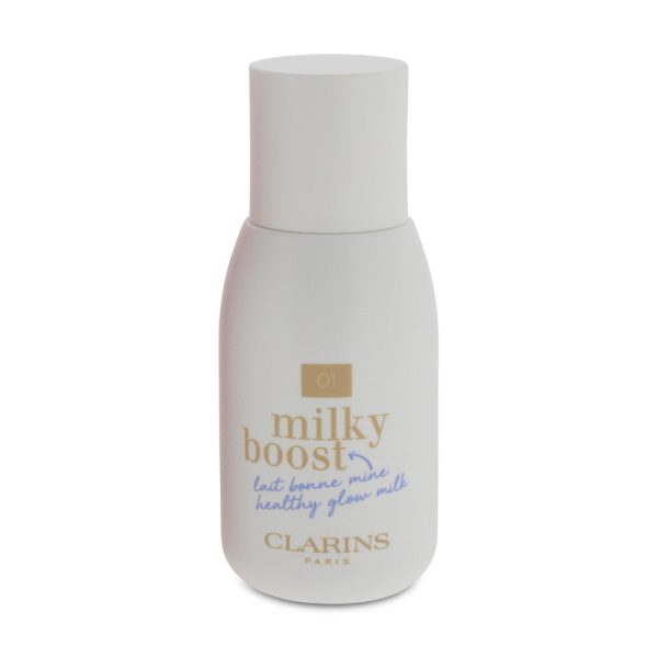 Clarins Milky Boost Foundation 01 Milk Cream 50ml (Blemished Box) Online now