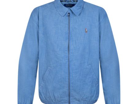 Ralph Lauren Polo Bayport Chambray Jacket Blue Men s Discount