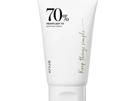 Heartleaf 70% Soothing Cream (100ml) Online Hot Sale