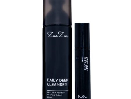 Zarzou Daily Deep Cleanser (100ml & 10ml) Cheap