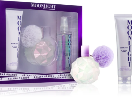 Ariana Grande Moonlight Gift Set 100ml EDP + 100ml Body Souffle + 120ml Body Mist Fashion