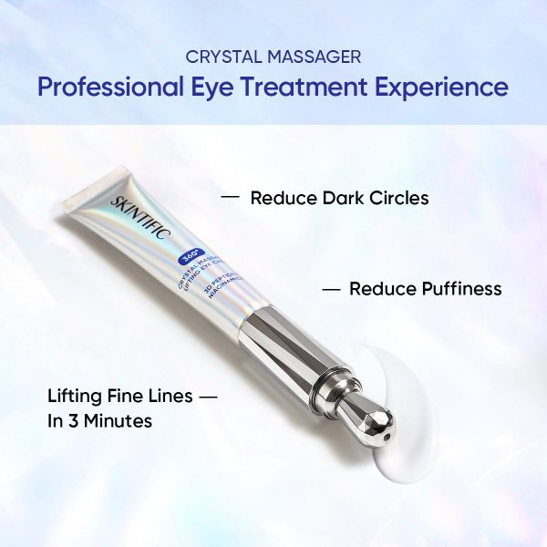 SKINTIFIC 360° Crystal Massager Lifting Eye Cream (20g) Discount