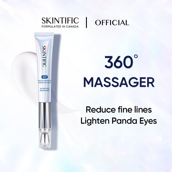 SKINTIFIC 360° Crystal Massager Lifting Eye Cream (20g) Discount