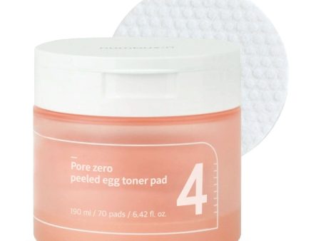 No.4 Pore Zero Peeled Egg Toner Pad Online now