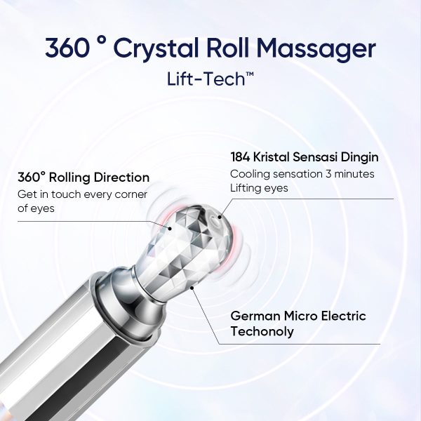 SKINTIFIC 360° Crystal Massager Lifting Eye Cream (20g) Discount