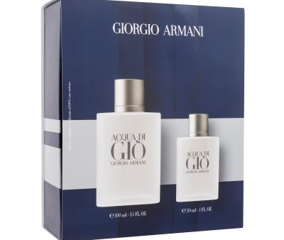 Armani Acqua Di Gio for Him 100ml EDT Gift Set + 30ml Mini on Sale