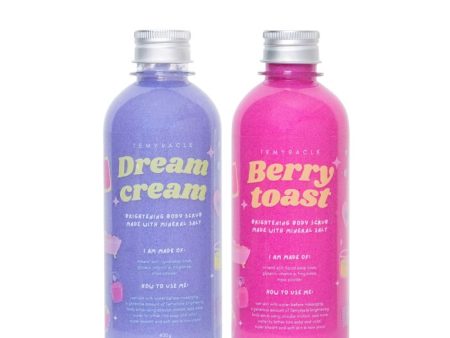 Temyracle Brightening Body Scrub 400g (Dream Cream & Berry Toast) Online Sale